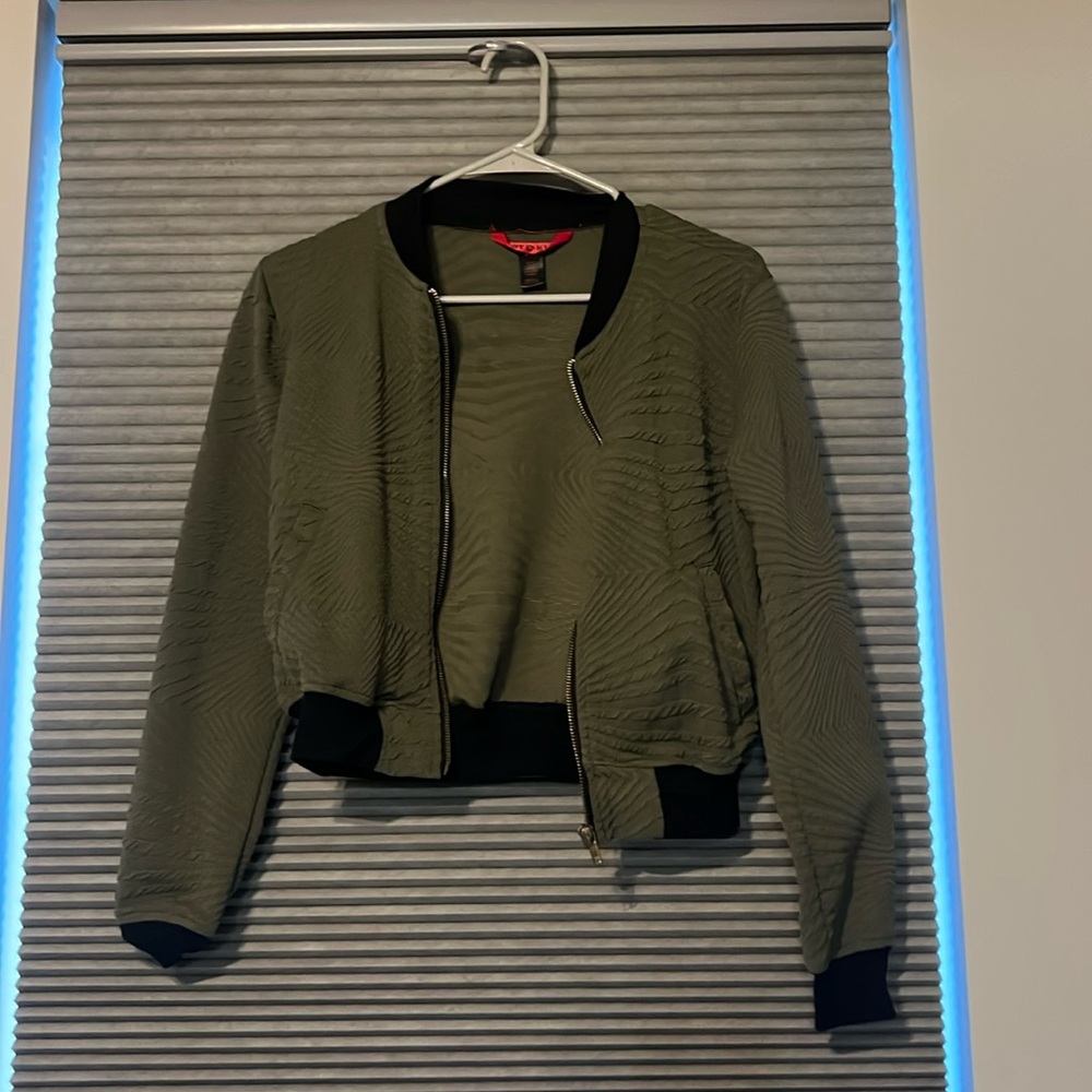 Green Bomber Jacket